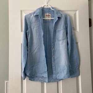 Denim button down
